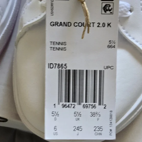 Adidas Grand Court 2.0 Kids shoes - Picture 4 of 5